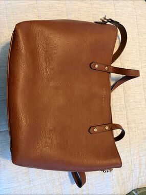 Poppy and Peonies Cognac Go-Getter and tech case